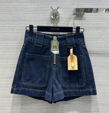 louis vuitton LV spring and summer new denim shorts