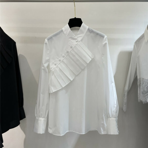 gucci spring and summer new pleated shirt