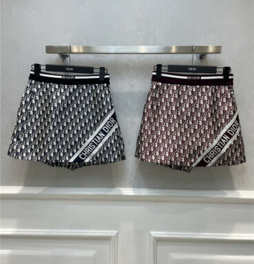 Dior spring and summer new classic letter jacquard skirt