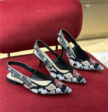 dior seiko embroidered upper shoes