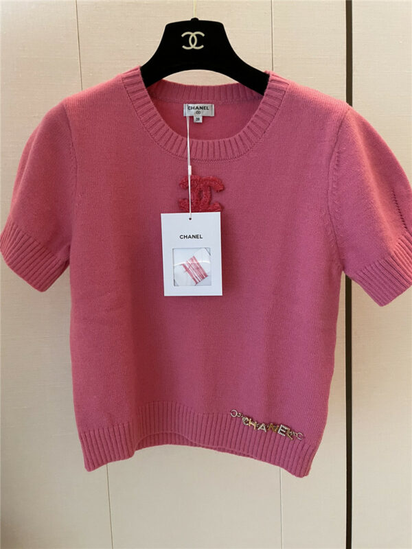 Chanel spring and summer new knitted short sleeves