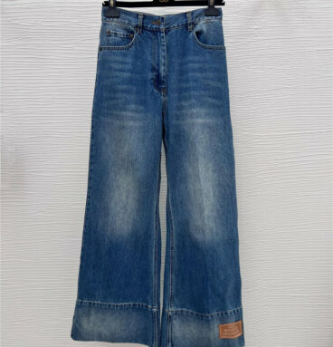 gucci blue straight jeans