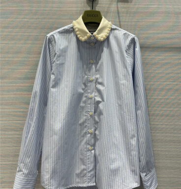 gucci jacket reversible striped shirt