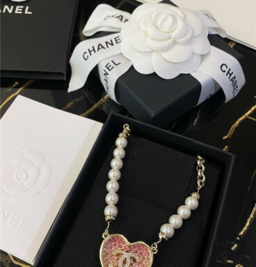 chanel handmade diamond necklace
