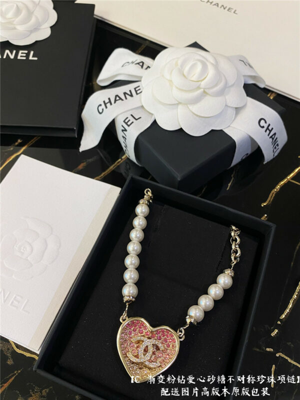 chanel handmade diamond necklace