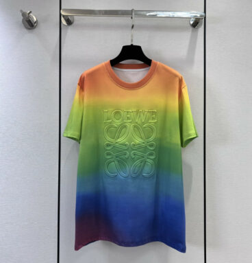 Loewe New Cotton Rainbow Anagram T-Shirt