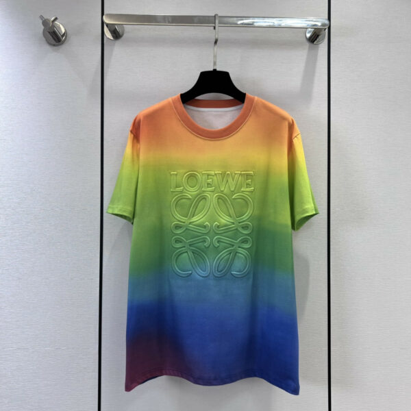 Loewe New Cotton Rainbow Anagram T-Shirt