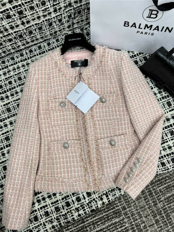 chanel pink fur coat