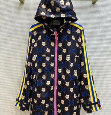gucci kawaii doll GG hooded jacket