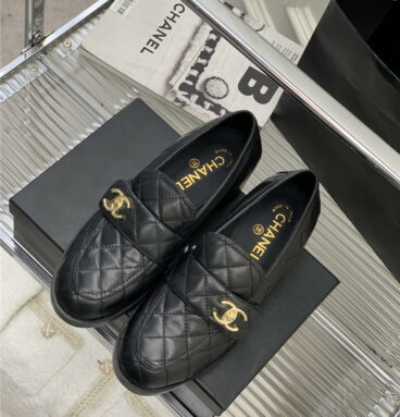 Chanel double C logo shoes