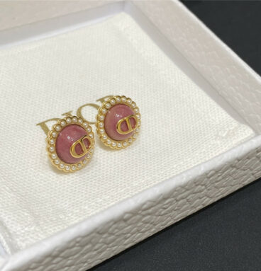 dior swarovski pearl earrings