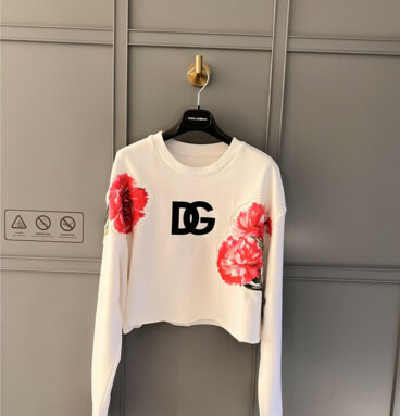 Dolce & Gabbana d&g carnation print sweatshirt
