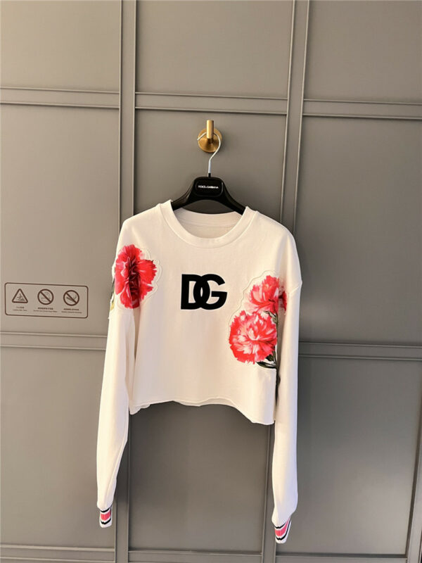 Dolce & Gabbana d&g carnation print sweatshirt
