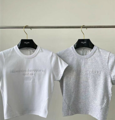 alexander wang new fashion simple style short T-shirt