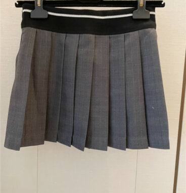 miumiu new plaid pleated skirt