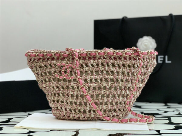 chanel straw bag