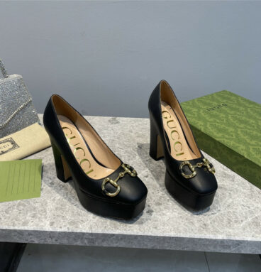 gucci platform high heels