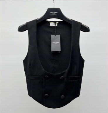 YSL suit vest