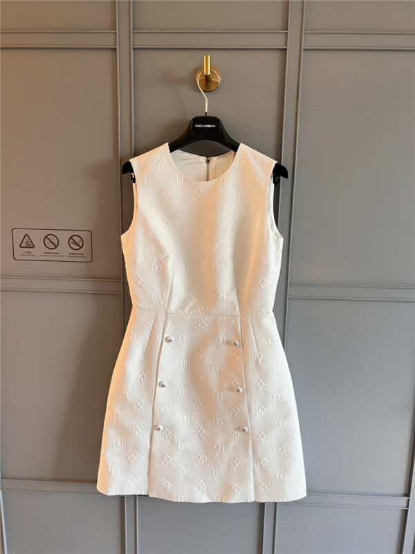 Dolce & Gabbana d&g printed sleeveless dress