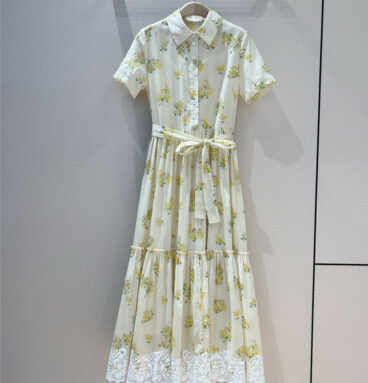 Dior printed dress