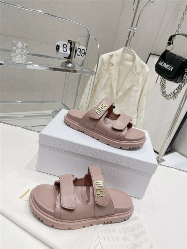 dior new color Velcro sandals and slippers