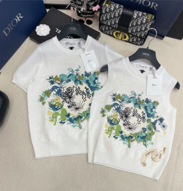 dior early spring new embroidery sweater