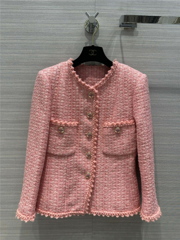 Chanel Cherry Blossom Pink Classic Waist Jacket