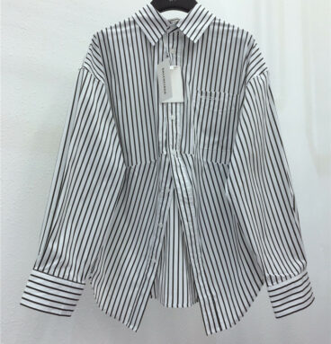 Balenciaga printed oversize shirt
