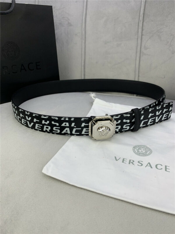 versace signature logo belt