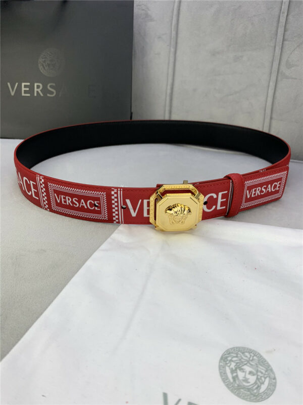 versace signature logo belt