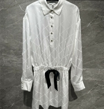 Chanel jacquard silk dress