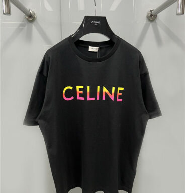 celine printed logo short sleeves
