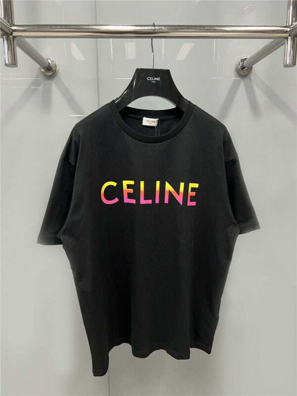 celine printed logo short sleeves