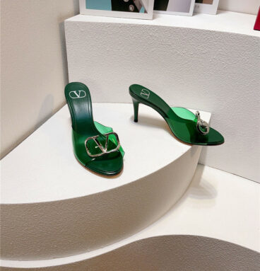 valentino spring summer all-match high-heeled slippers