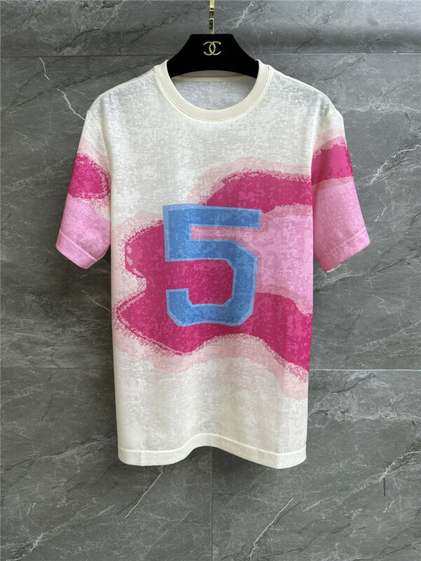Chanel round neck number 5 T-shirt