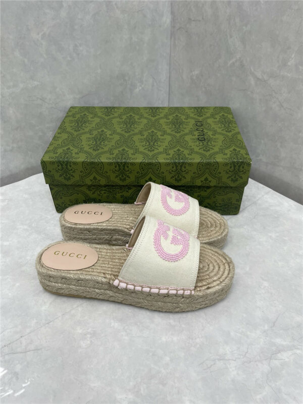 gucci espadrille slippers
