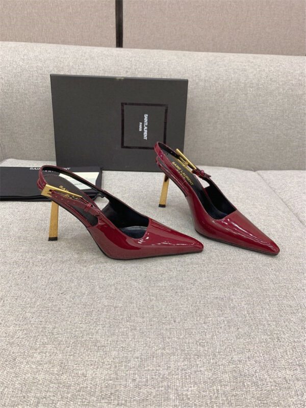 YSL new pointed toe high heels