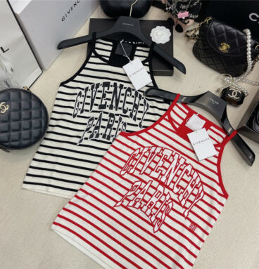 Givenchy early spring new striped vest