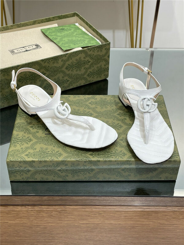 gucci classic GG buckle sandals