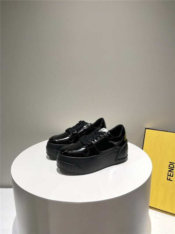fendi platform shoes in super soft patent leather