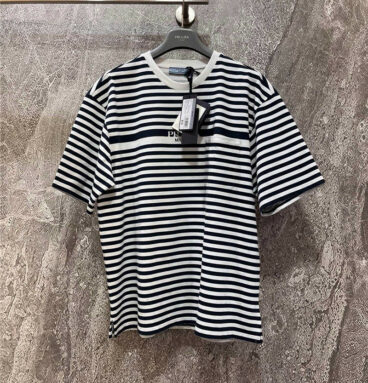 prada striped t-shirt
