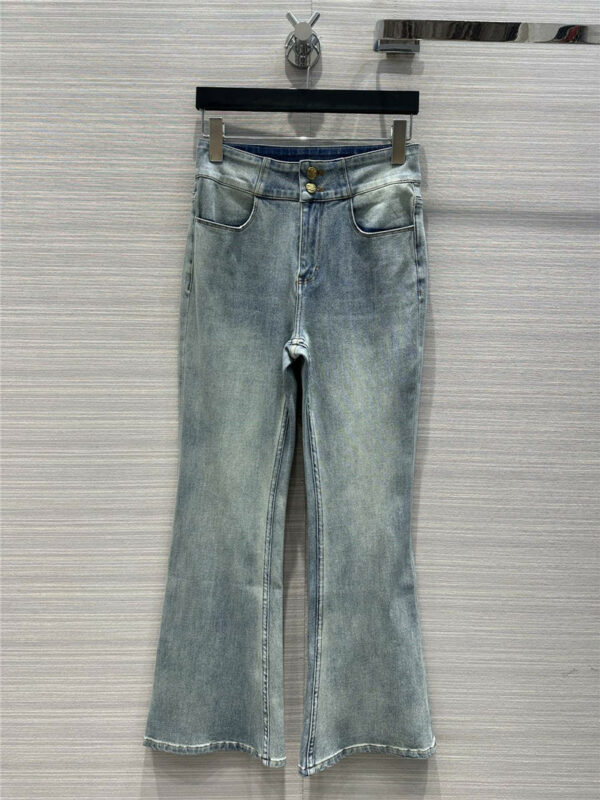 celine micro stretch cotton jeans