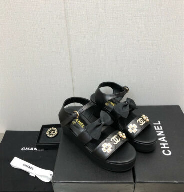 chanel top sandals