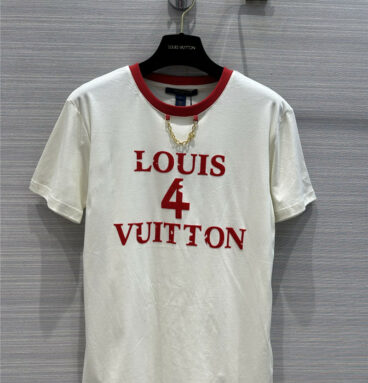 louis vuitton LV logo T shirt