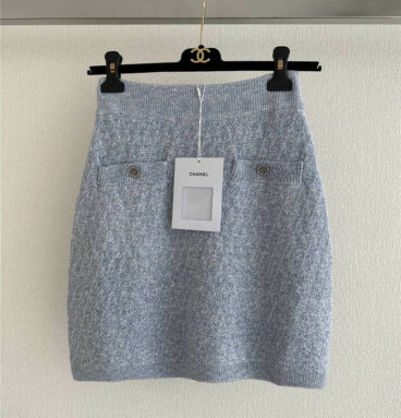 chanel double pocket wrap skirt