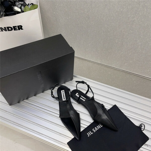 jil sander spring and summer new small high-heeled sandals