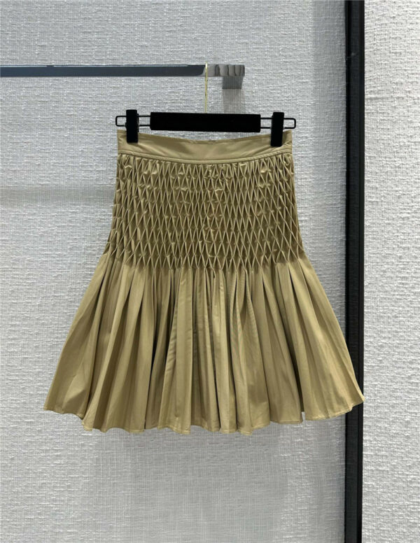 dior handmade pleated skirt