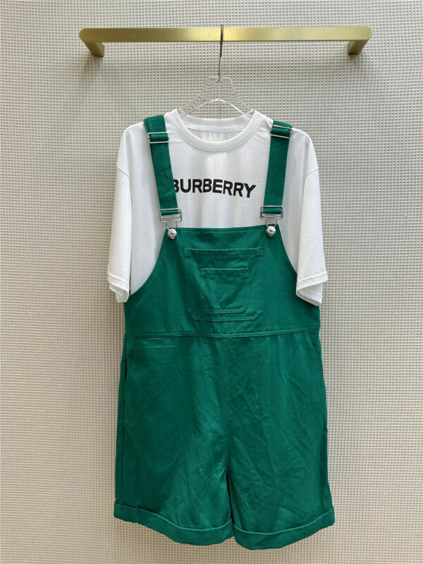 Burberry two-piece overalls