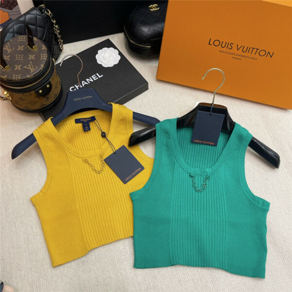 louis vuitton LV new chain knitted vest
