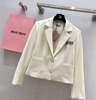 miumiu new beaded suit jacket